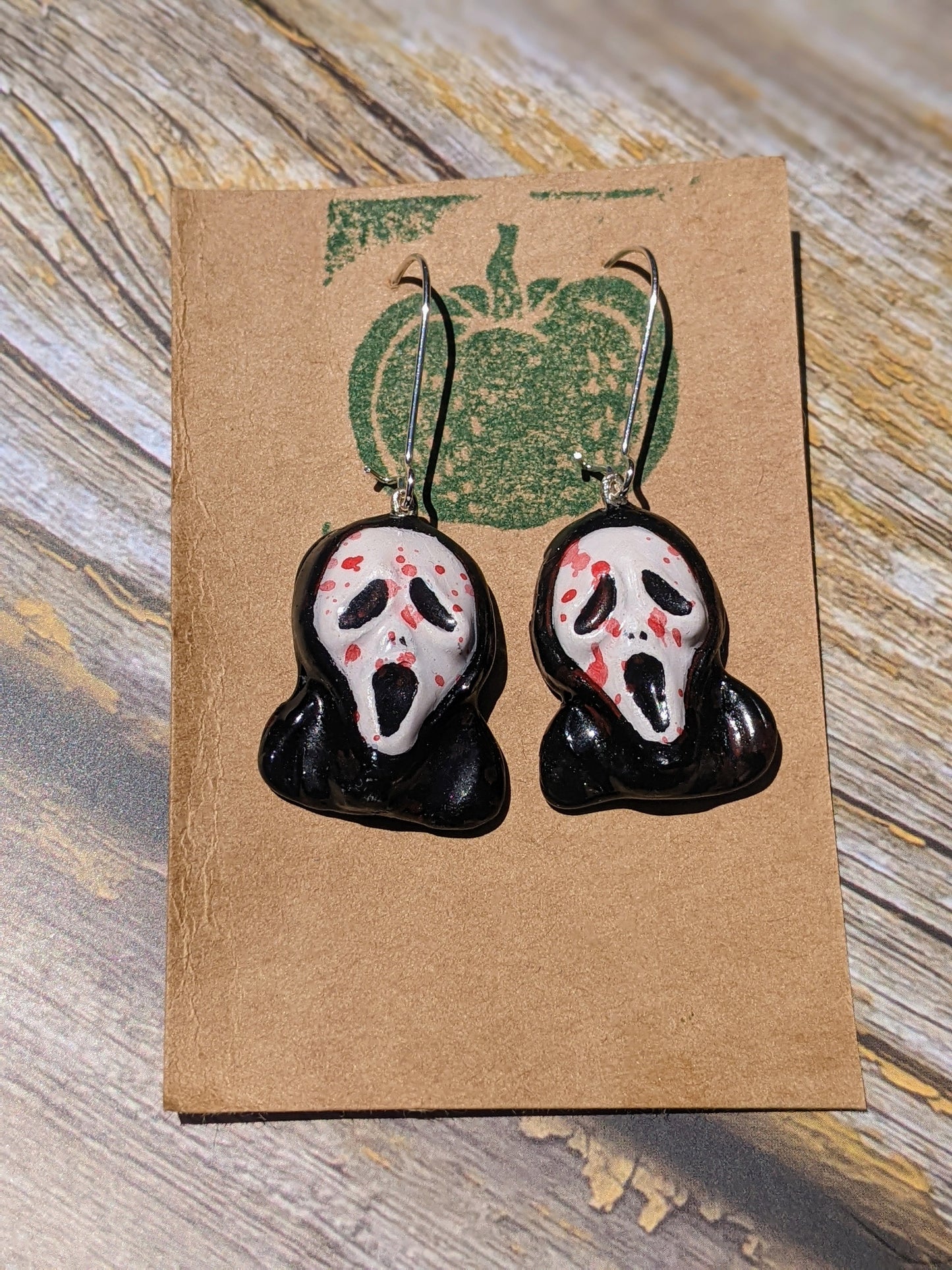 Gory Ghostface Earrings