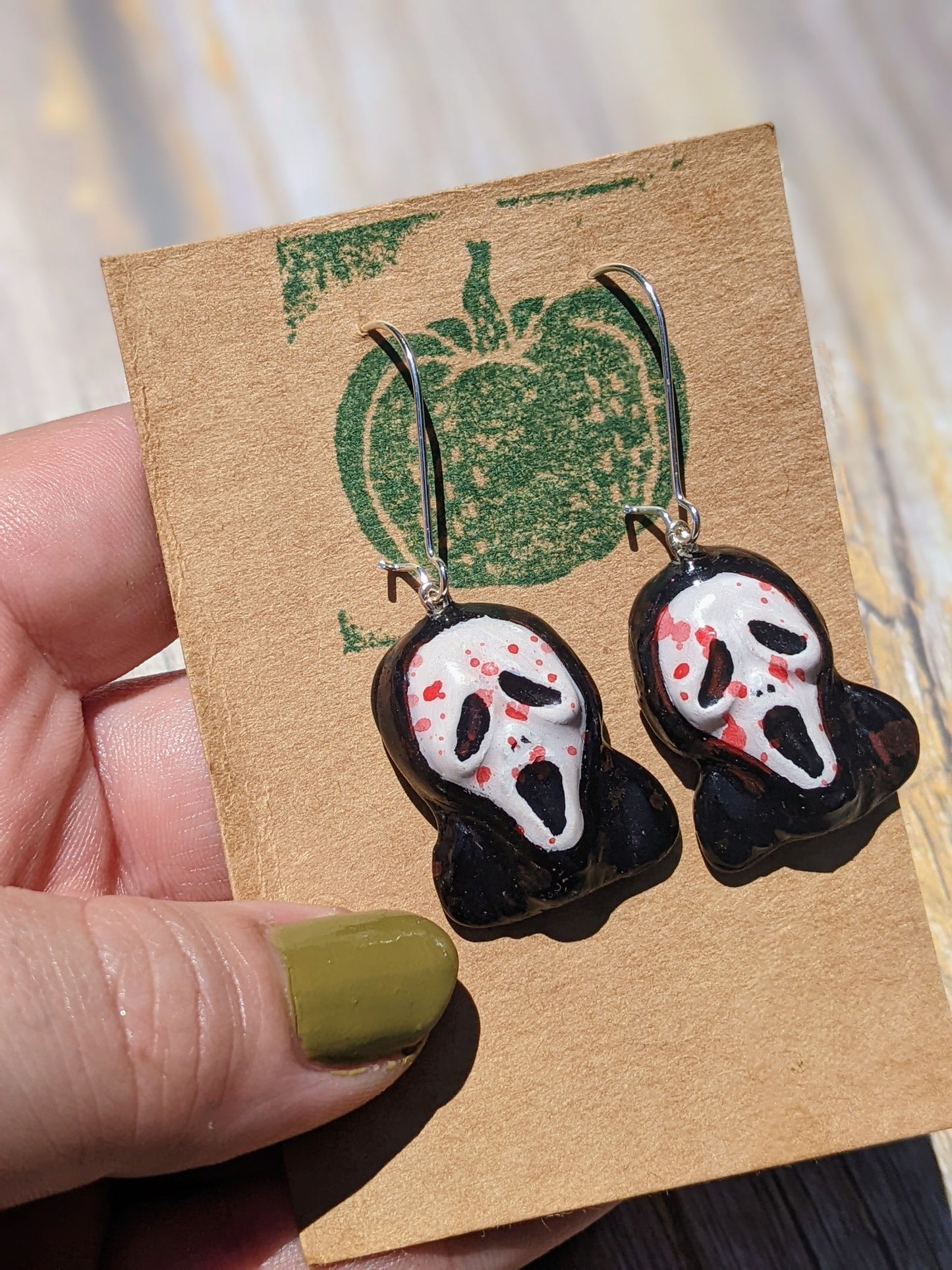 Gory Ghostface Earrings