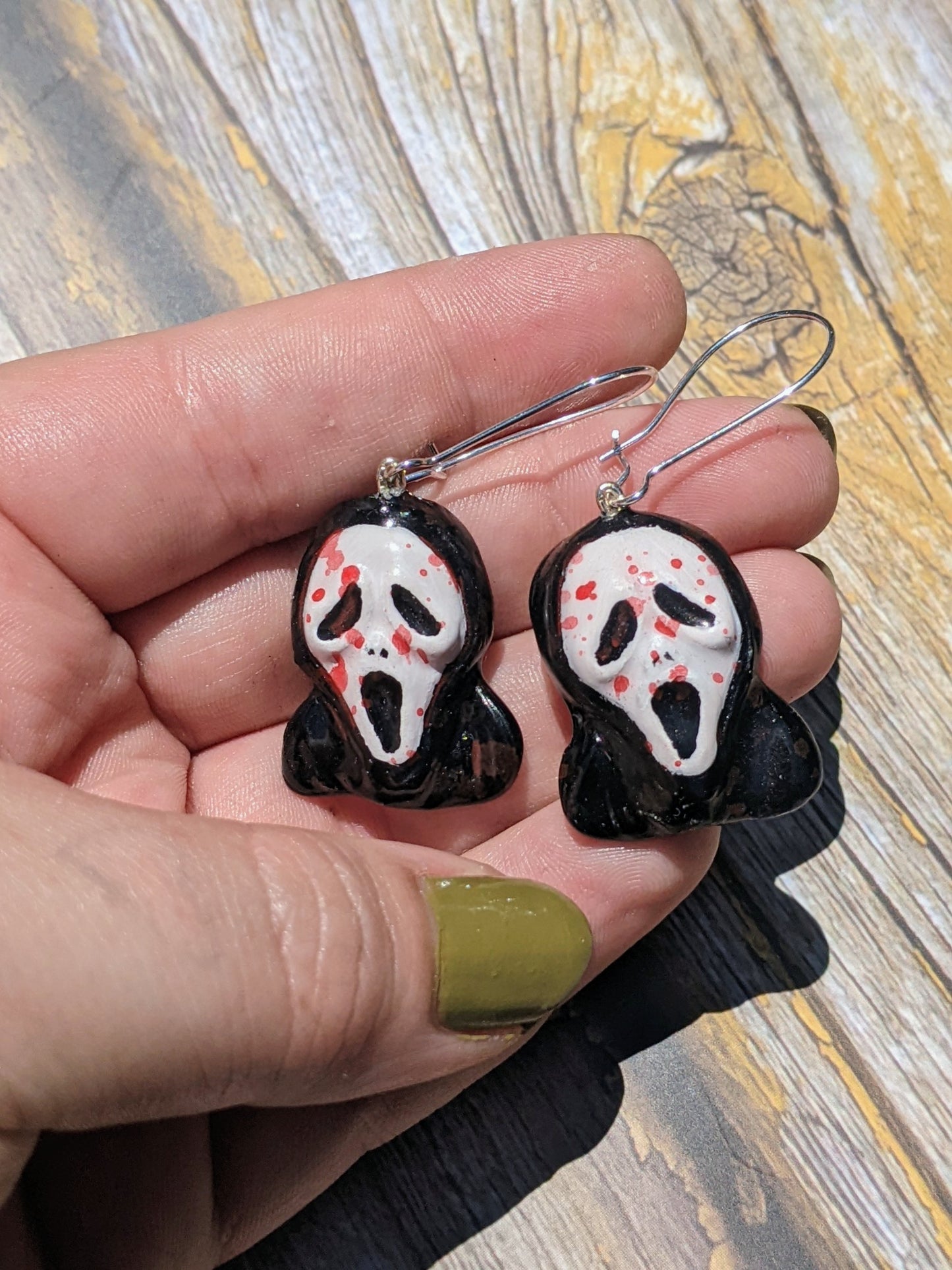 Gory Ghostface Earrings